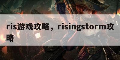 ris游戏攻略，risingstorm攻略