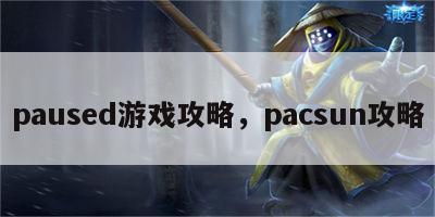 paused游戏攻略，pacsun攻略