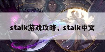 stalk游戏攻略，stalk中文