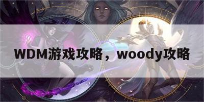 WDM游戏攻略，woody攻略