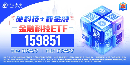 多股连续涨停！恒银科技8连板，银之杰10天9板！金融科技ETF（159851）再度一字板，封单超43万手！