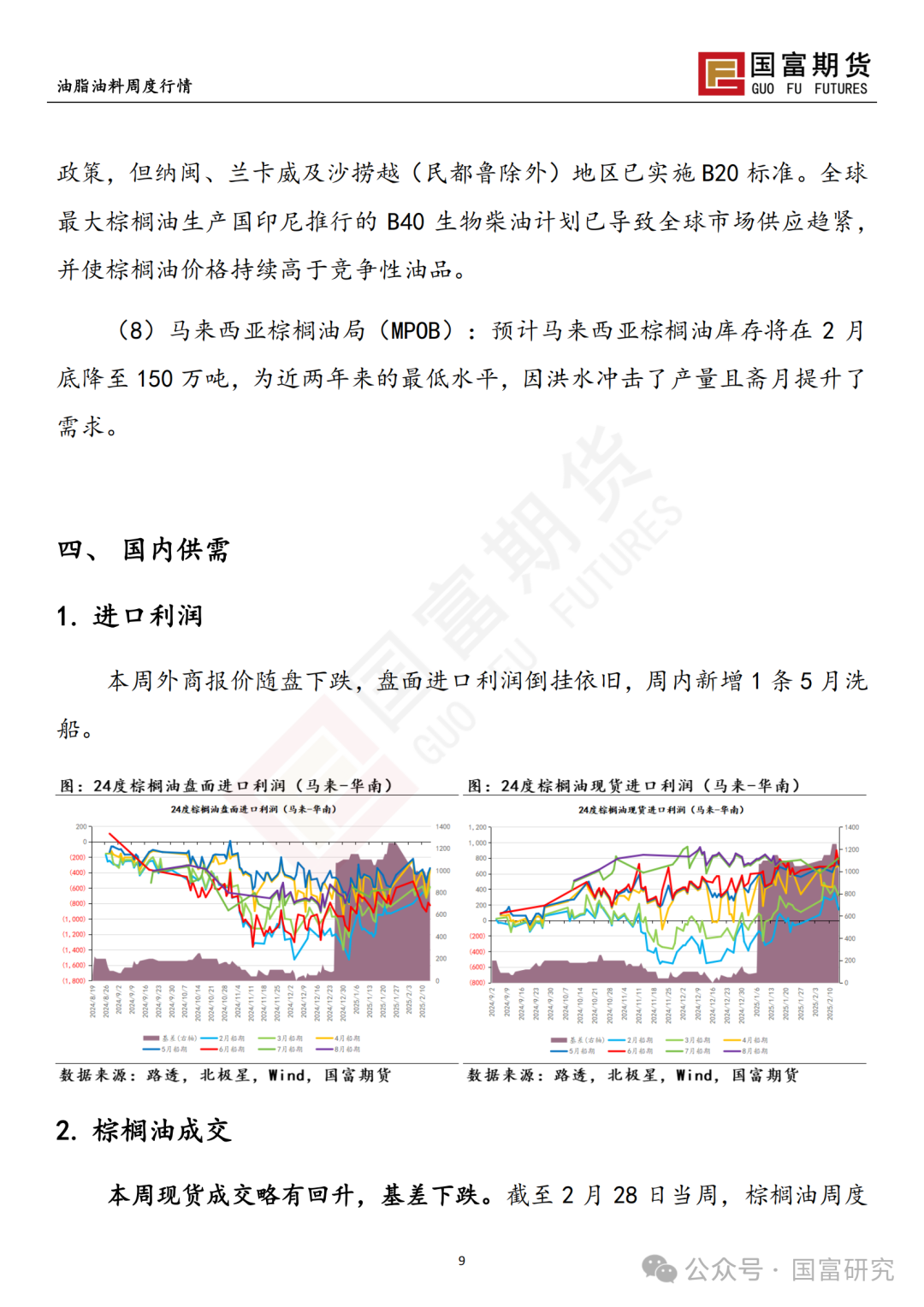 【国富棕榈油研究周报】POC会议偏空，棕榈油震荡下跌