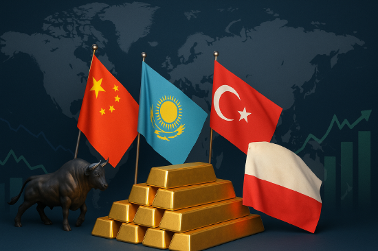 世界黄金协会：5月全球央行增持20吨黄金，第一名哈萨克斯坦增持7吨