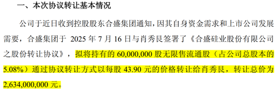 800亿豪赌大结局！合盛硅业：2800亿市值跌剩600亿，大股东“无奈”套现114亿先溜为敬